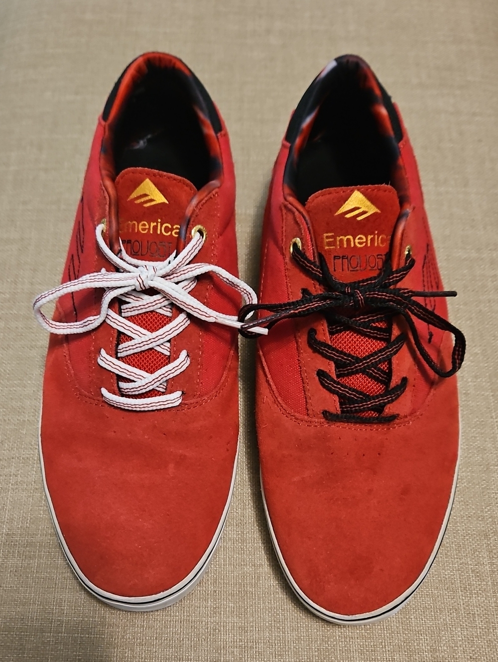 Emerica The Provost Red Suede Skate Shoes Men's 10.5